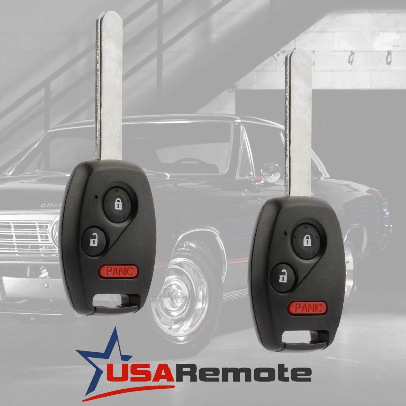 USARemote 2 Key fits Honda Accord / CR-V / CR-Z / Fit / Insight Keyless Entry Remote (MLBHLIK-1T) - Image 2